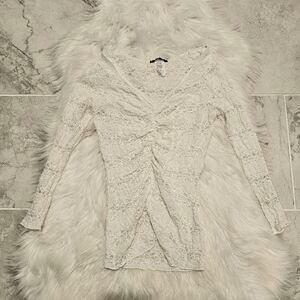 Vintage Elegant Lace Long Sleeve Top